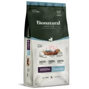 Ração Bionatural Sensitive para Cães Adultos de Raças Pequenas Sabor Peixe Branco