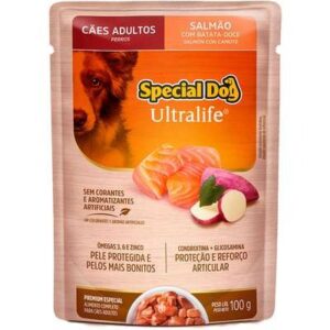 Ração Úmida Special Dog Salmão com Batata Doce para Cães Adultos 100 g