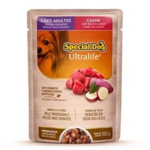 Ração Úmida Special Dog Ultralife Cães Adultos Raças Pequenas Carne 100 g