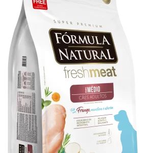Ração Fórmula Natural Fresh Meat para Cães Adultos de Médio Porte Sabor Frango