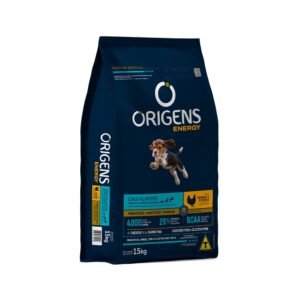 Ração Origens Energy para Cães Filhotes Sabor Frango e Cereais 15 kg