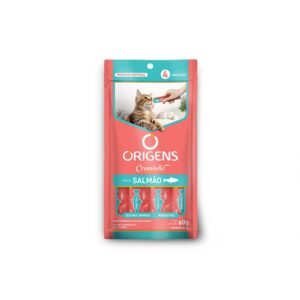 Snack Origens Creminho Sabor Salmão para Gatos 60g