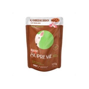 Sachê Quatree Supreme para Cães Adultos Sabor Cordeiro 100g