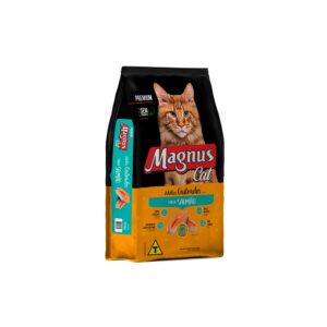 Ração Magnus Cat Sabor Salmão para Gatos Adultos Castrados