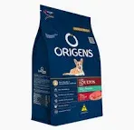 Ração Origens para Cães Adultos de Porte Mini e Pequeno Sabor Carne e Cereais