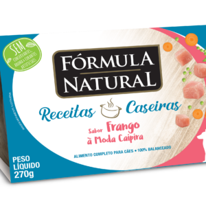 Ração Úmida Fórmula Natural Fresh Meat Receitas Caseiras para Cães Adultos Sabor Frango à Moda Caipira 270g