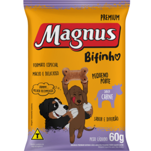 Magnus Bifinhos para Cães Pequeno Porte Sabor Carne