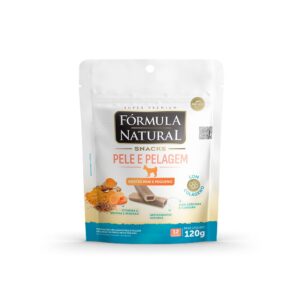 Fórmula Natural Snacks Pele e Pelagem Cães Adultos Portes Mini e Pequeno 120g