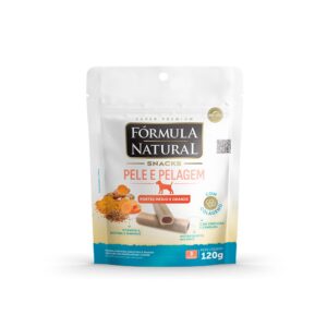 Fórmula Natural Snacks Pele e Pelagem Cães Adultos Portes Médio e Grande 120g