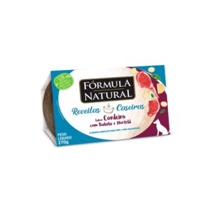 Ração Úmida Fórmula Natural Fresh Meat Receitas Caseiras para Cães Adultos Sabor Cordeiro com Batata e Hortelã 270g