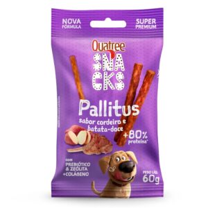 Snacks Quatree Pallitus Sabor Cordeiro E Batata Doce
