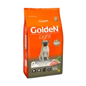 Ração Golden Fórmula Light Mini Bits para Cães Adultos de Porte Pequeno Sabor Frango e Arroz