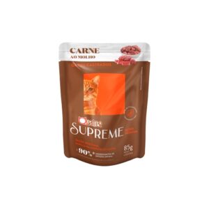 Ração Úmida Quatree Supreme Para Gatos Castrados Sabor Carne 85g