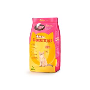 Ração Quatree Gourmet para Gatos Filhotes Sabor Carne e Leite