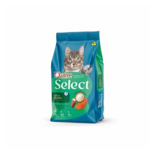 Ração Quatree Select para Gatos Adultos Sabor Salmão e Arroz