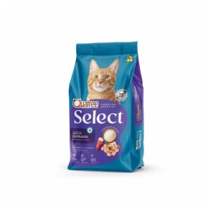 Ração Quatree Select para Gatos Castrados Sabor Frango e Arroz
