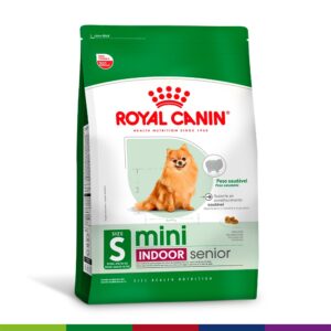 Ração Royal Canin Mini Indoor Senior para Cães Idosos de Porte Pequeno com 8 Anos ou mais