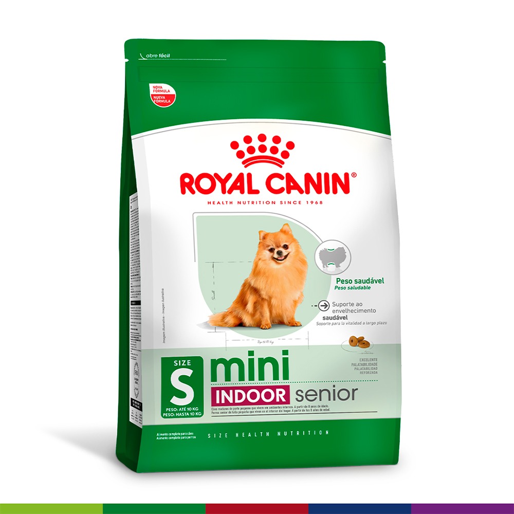 Ração Royal Canin Mini Indoor Senior para Cães Idosos de Porte Pequeno com 8 Anos ou mais