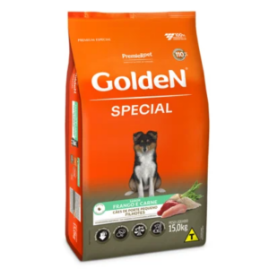 Ração Golden Special para Cães Filhotes de Porte Pequeno Sabor Frango e Carne