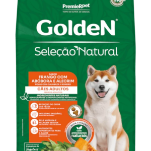 Ração Golden Seleção Natural para Cães Adultos Sabor Frango com Abóbora