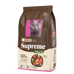 Ração Quatree Supreme para Gatos Adultos Sabor Salmão e Batata Doce