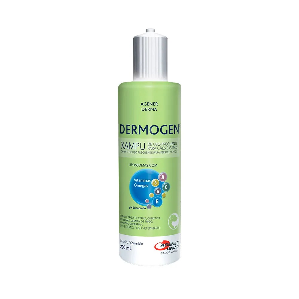 Shampoo Dermogen Agener União para Cães e Gatos