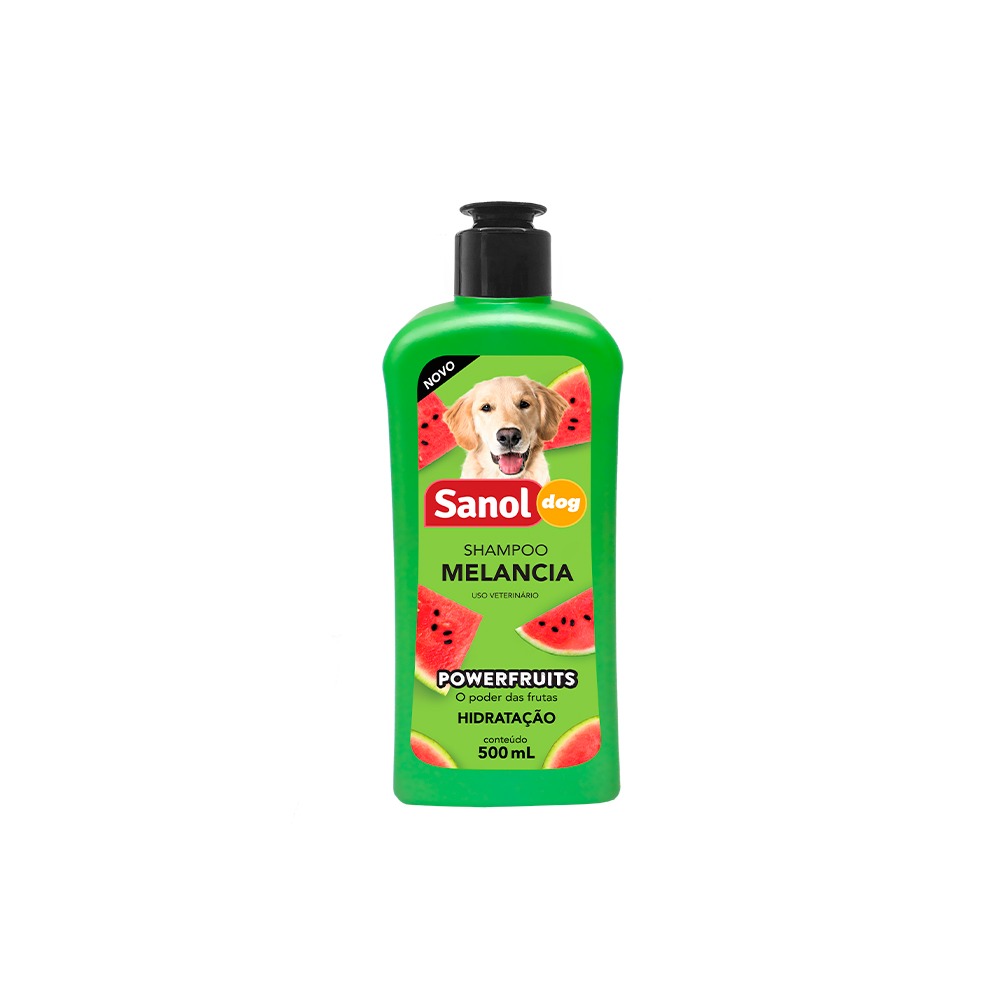 Shampoo Sanol Dog Melancia para Cães - 500ml