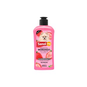 Shampoo Sanol Dog Morango com Iogurte para Cães - 500ml