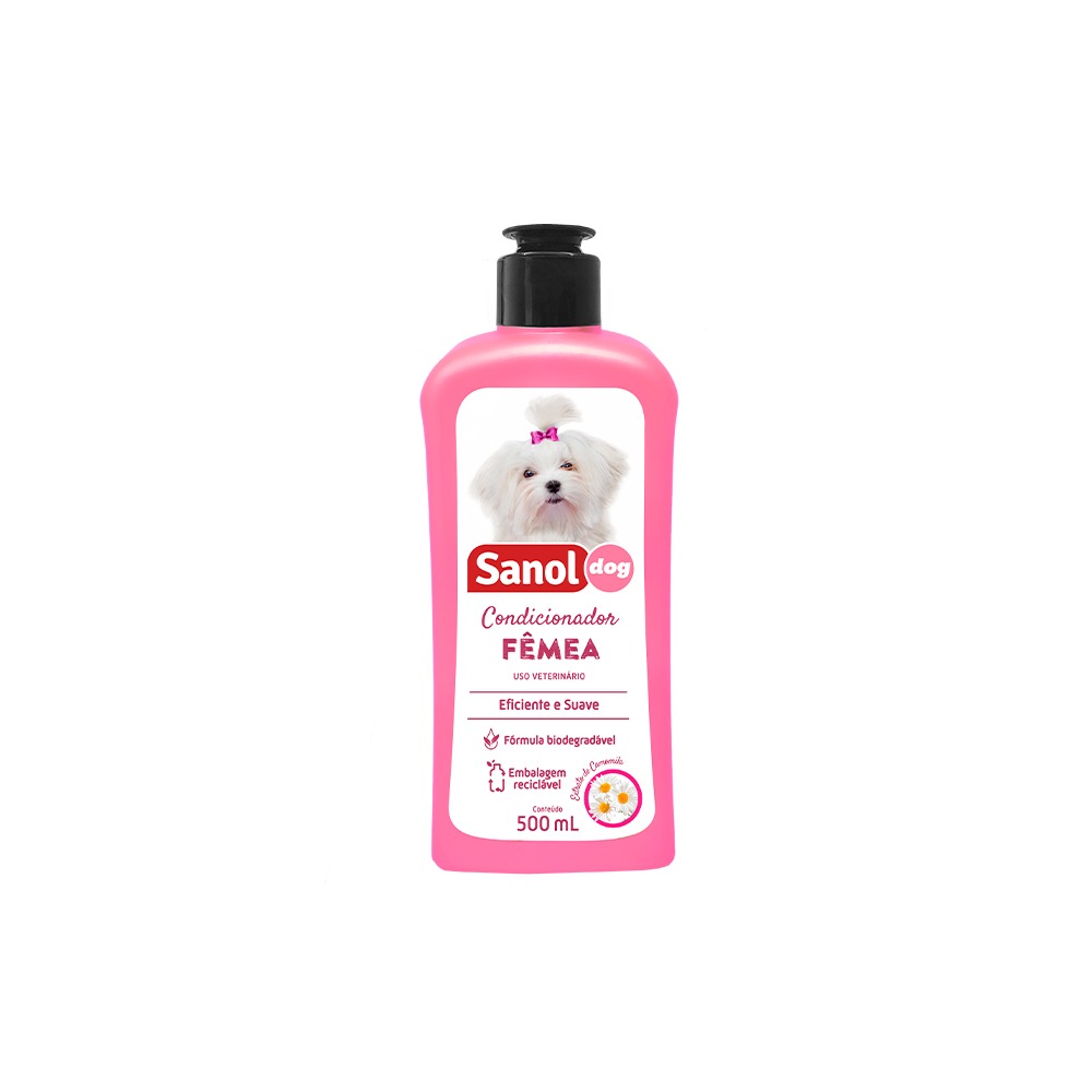 Condicionador Sanol Dog para Cães Fêmeas - 500ml