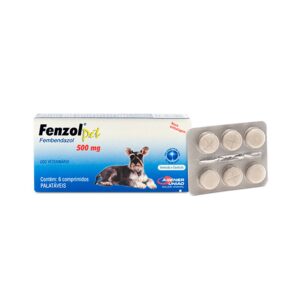 Vermífugo Fenzol Pet 500 mg para Cães – 6 Comprimidos