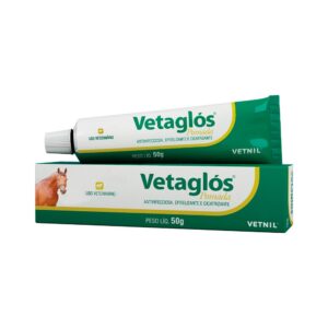 Pomada Cicatrizante Vetnil Vetaglos para Equinos 50g