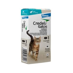 Antipulgas Credeli 48mg para Gatos de 2,1kg a 8kg – 1 Comprimidos
