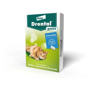 Drontal Vermicida para Gatos Elanco – 4 Comprimidos