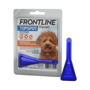 Antipulgas e Carrapatos Frontline Topspot para Cães de 1 a 10kg - 1 Pipeta