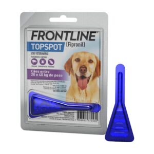Antipulgas e Carrapatos Frontline Topspot para Cães de 20 a 40kg - 1 Pipeta de 2,68ml