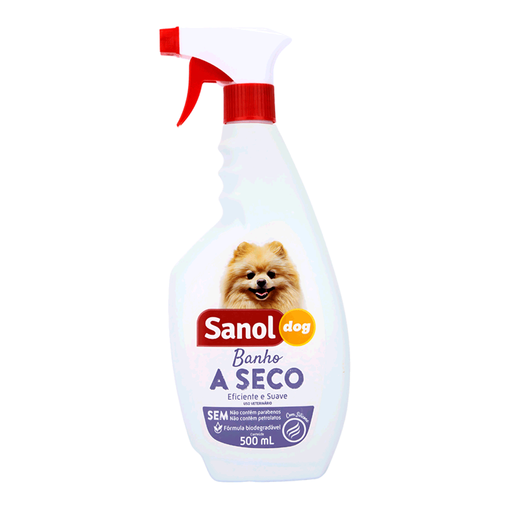 Banho a Seco Sanol Dog para Cães e Gatos - 500ml