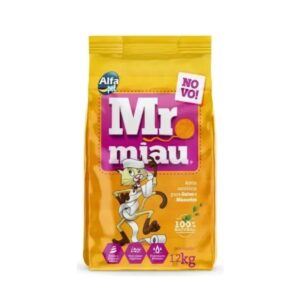 Areia Sanitária Mr Miau para Gatos - 4 Kg