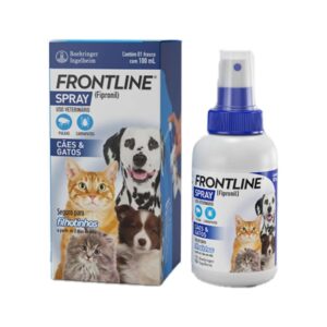 Frontline Spray Antipulgas e Carrapatos para Cães e Gatos
