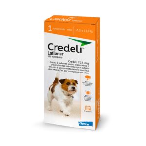Antipulgas Credeli 225mg para Cães de 5,5 a 11kg – 3 Comprimidos