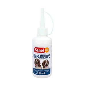 Limpa Orelhas Sanol Dog para Cães - 100 ml
