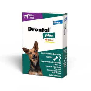 Drontal Plus para Cães de 10 kg Sabor Carne