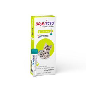 Bravecto Transdermal Antipulgas para Gatos 1,2 a 2,8 kg 0,4ml – 1 Pipeta