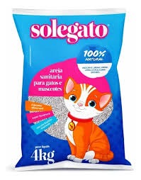 Areia Sanitária para Gatos Solegato - 4kg