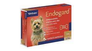 Vermífugo Endogard Cães até 2,5 kg – 6 Comprimidos