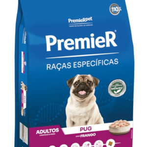 Ração Premier Raças Específicas Pug para Cães Adultos Sabor Frango