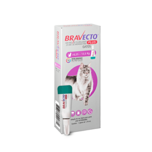 Bravecto Plus Antipulgas para Gatos 6,25 a 12,5 kg 1,79 ml – 1 Pipeta