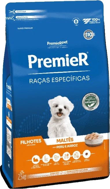 Ração Premier Raças Específicas Maltês para Cães Filhotes