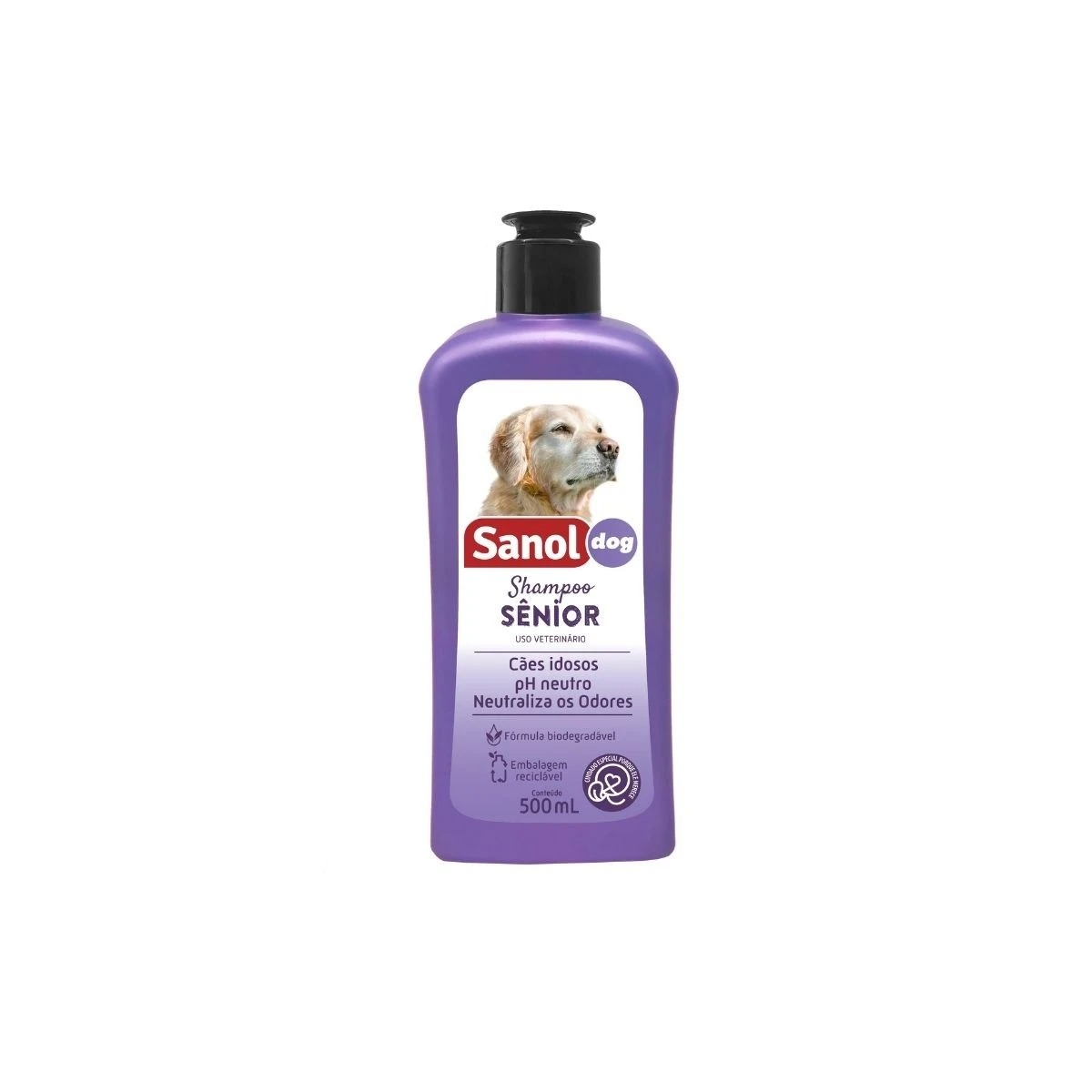 Shampoo Sanol Dog Sênior para Cães - 500ml