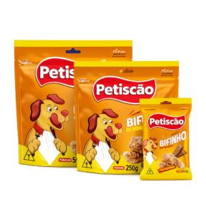 Snack Petiscão Bifinho para Cães Sabor Frango