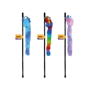 Brinquedo Jambo Varinha Rainbow para Gatos – Cores Sortidas